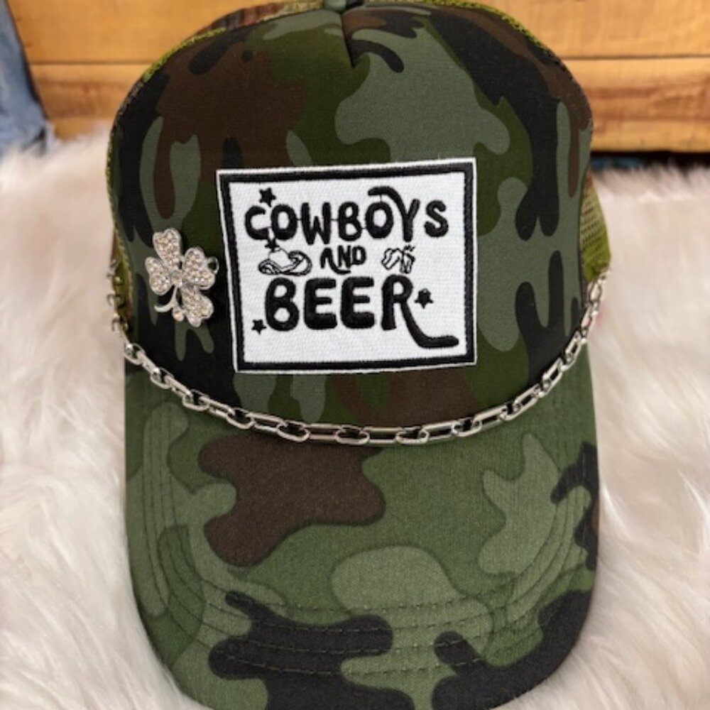 Cowboys and Beer Trucker Hat